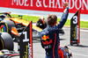 GP BELGIO, Sprint winner Max Verstappen (NLD) Red Bull Racing celebrates in parc ferme.

26.07.2025. Formula 1 World Championship, Rd 13, Belgian Grand Prix, Spa Francorchamps, Belgium, Sprint e Qualifiche Day.

- www.xpbimages.com, EMail: requests@xpbimages.com © Copyright: Batchelor / XPB Images