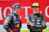 GP BELGIO, (L to R): Sprint winner Max Verstappen (NLD) Red Bull Racing in parc ferme with second placed Oscar Piastri (AUS) McLaren.

26.07.2025. Formula 1 World Championship, Rd 13, Belgian Grand Prix, Spa Francorchamps, Belgium, Sprint e Qualifiche Day.

- www.xpbimages.com, EMail: requests@xpbimages.com © Copyright: Batchelor / XPB Images