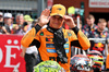 GP BELGIO, Lando Norris (GBR) McLaren celebrates his third position in Sprint parc ferme.

26.07.2025. Formula 1 World Championship, Rd 13, Belgian Grand Prix, Spa Francorchamps, Belgium, Sprint e Qualifiche Day.

- www.xpbimages.com, EMail: requests@xpbimages.com © Copyright: Moy / XPB Images
