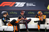 GP BELGIO, (L to R): Oscar Piastri (AUS) McLaren; Max Verstappen (NLD) Red Bull Racing e Lando Norris (GBR) McLaren in the post Sprint FIA Press Conference.

26.07.2025. Formula 1 World Championship, Rd 13, Belgian Grand Prix, Spa Francorchamps, Belgium, Sprint e Qualifiche Day.

- www.xpbimages.com, EMail: requests@xpbimages.com © Copyright: Moy / XPB Images