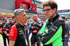 GP BELGIO, (L to R): Claudio Albertini (ITA) Haas F1 Team Powertrain Senior Engineer with Mattia Binotto (ITA) Sauber Motorsport Chief Operating e Chief Technical Officer on the grid.

26.07.2025. Formula 1 World Championship, Rd 13, Belgian Grand Prix, Spa Francorchamps, Belgium, Sprint e Qualifiche Day.

- www.xpbimages.com, EMail: requests@xpbimages.com © Copyright: Batchelor / XPB Images