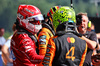 GP BELGIO, (L to R): Charles Leclerc (MON) Ferrari with pole sitter Lando Norris (GBR) McLaren in qualifying parc ferme.

26.07.2025. Formula 1 World Championship, Rd 13, Belgian Grand Prix, Spa Francorchamps, Belgium, Sprint e Qualifiche Day.

- www.xpbimages.com, EMail: requests@xpbimages.com © Copyright: Charniaux / XPB Images