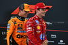 GP BELGIO, (L to R): Lando Norris (GBR) McLaren e Charles Leclerc (MON) Ferrari in the post qualifying FIA Press Conference.

26.07.2025. Formula 1 World Championship, Rd 13, Belgian Grand Prix, Spa Francorchamps, Belgium, Sprint e Qualifiche Day.

- www.xpbimages.com, EMail: requests@xpbimages.com © Copyright: Moy / XPB Images