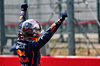 GP BELGIO, Sprint winner Max Verstappen (NLD) Red Bull Racing celebrates in parc ferme.

26.07.2025. Formula 1 World Championship, Rd 13, Belgian Grand Prix, Spa Francorchamps, Belgium, Sprint e Qualifiche Day.

- www.xpbimages.com, EMail: requests@xpbimages.com © Copyright: Batchelor / XPB Images