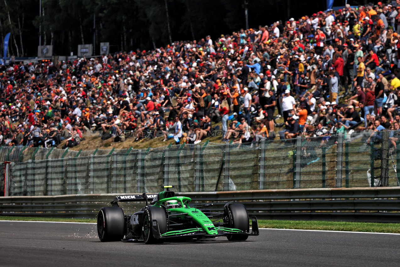GP BELGIO, Gabriel Bortoleto (BRA) Sauber C45.

25.07.2025. Formula 1 World Championship, Rd 13, Belgian Grand Prix, Spa Francorchamps, Belgium, Sprint Qualifiche Day.

- www.xpbimages.com, EMail: requests@xpbimages.com © Copyright: Bearne / XPB Images
