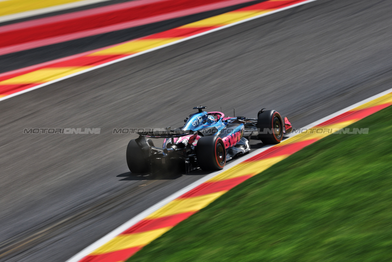 GP BELGIO, Pierre Gasly (FRA) Alpine F1 Team A525.

25.07.2025. Formula 1 World Championship, Rd 13, Belgian Grand Prix, Spa Francorchamps, Belgium, Sprint Qualifiche Day.

- www.xpbimages.com, EMail: requests@xpbimages.com © Copyright: Moy / XPB Images