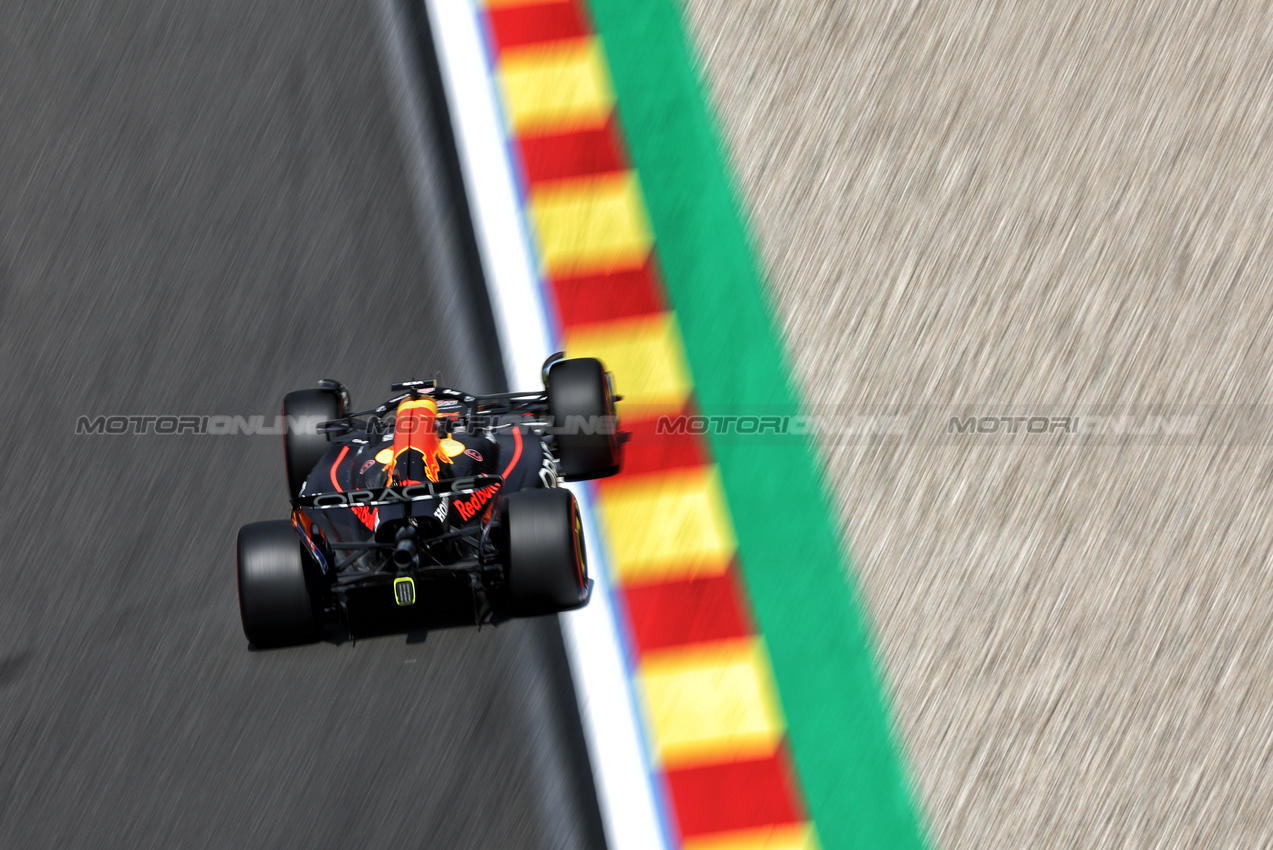 GP BELGIO, Max Verstappen (NLD) Red Bull Racing RB21.

25.07.2025. Formula 1 World Championship, Rd 13, Belgian Grand Prix, Spa Francorchamps, Belgium, Sprint Qualifiche Day.

- www.xpbimages.com, EMail: requests@xpbimages.com © Copyright: Bearne / XPB Images