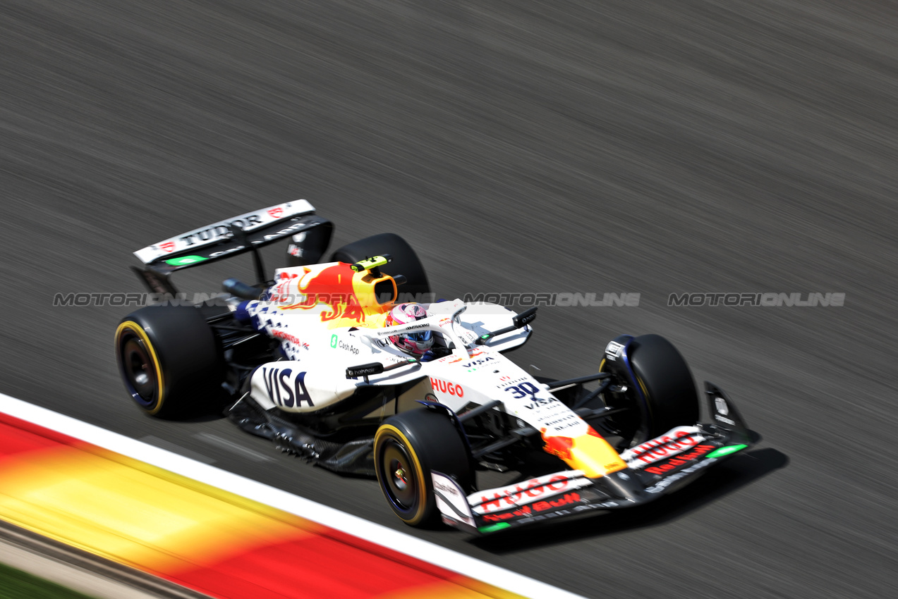 GP BELGIO, Liam Lawson (NZL) Racing Bulls VCARB 02.

25.07.2025. Formula 1 World Championship, Rd 13, Belgian Grand Prix, Spa Francorchamps, Belgium, Sprint Qualifiche Day.

- www.xpbimages.com, EMail: requests@xpbimages.com © Copyright: Bearne / XPB Images