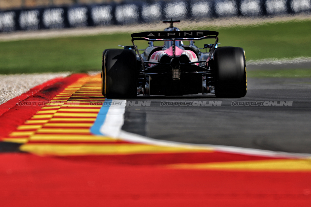 GP BELGIO, Pierre Gasly (FRA) Alpine F1 Team A525.

25.07.2025. Formula 1 World Championship, Rd 13, Belgian Grand Prix, Spa Francorchamps, Belgium, Sprint Qualifiche Day.

- www.xpbimages.com, EMail: requests@xpbimages.com © Copyright: Charniaux / XPB Images