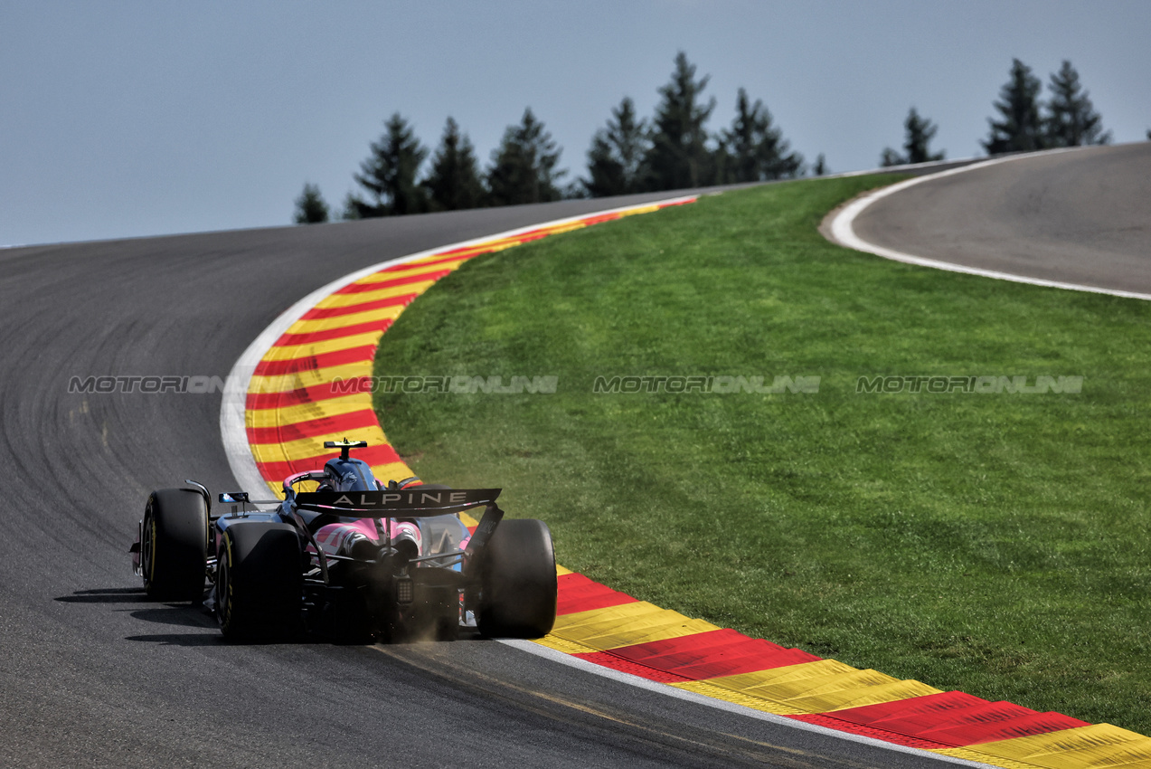 GP BELGIO, Franco Colapinto (ARG) Alpine F1 Team A525.

25.07.2025. Formula 1 World Championship, Rd 13, Belgian Grand Prix, Spa Francorchamps, Belgium, Sprint Qualifiche Day.

- www.xpbimages.com, EMail: requests@xpbimages.com © Copyright: Moy / XPB Images