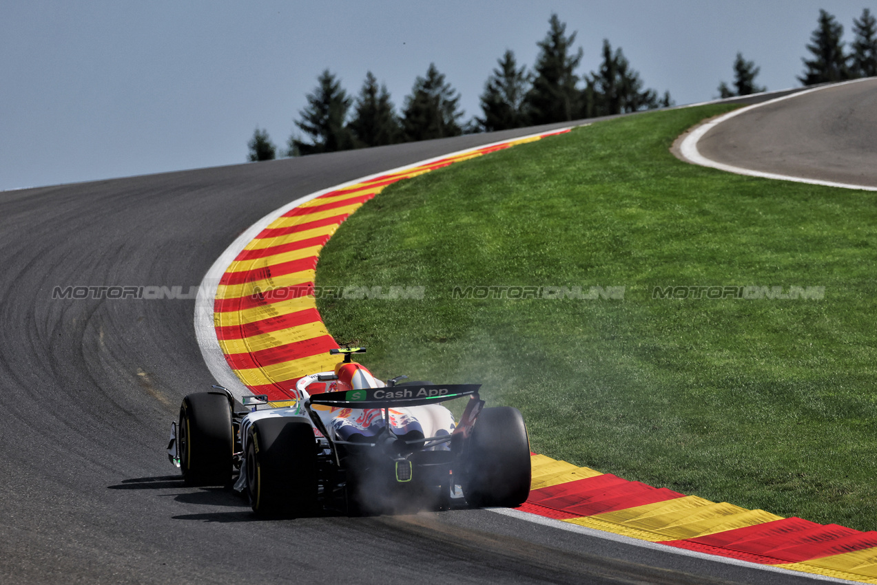 GP BELGIO, Liam Lawson (NZL) Racing Bulls VCARB 02.

25.07.2025. Formula 1 World Championship, Rd 13, Belgian Grand Prix, Spa Francorchamps, Belgium, Sprint Qualifiche Day.

- www.xpbimages.com, EMail: requests@xpbimages.com © Copyright: Moy / XPB Images