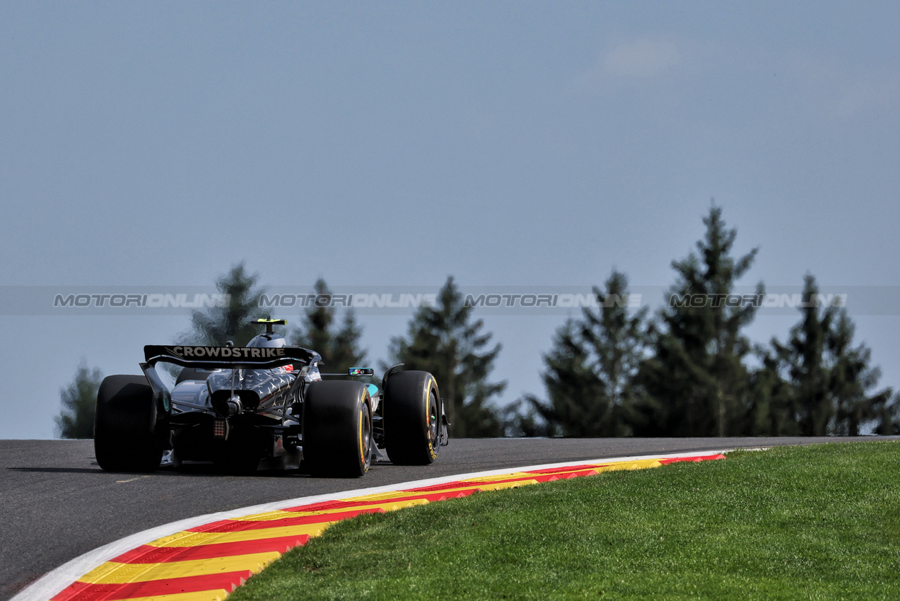 GP BELGIO, Andrea Kimi Antonelli (ITA) Mercedes AMG F1 W16.

25.07.2025. Formula 1 World Championship, Rd 13, Belgian Grand Prix, Spa Francorchamps, Belgium, Sprint Qualifiche Day.

- www.xpbimages.com, EMail: requests@xpbimages.com © Copyright: Moy / XPB Images