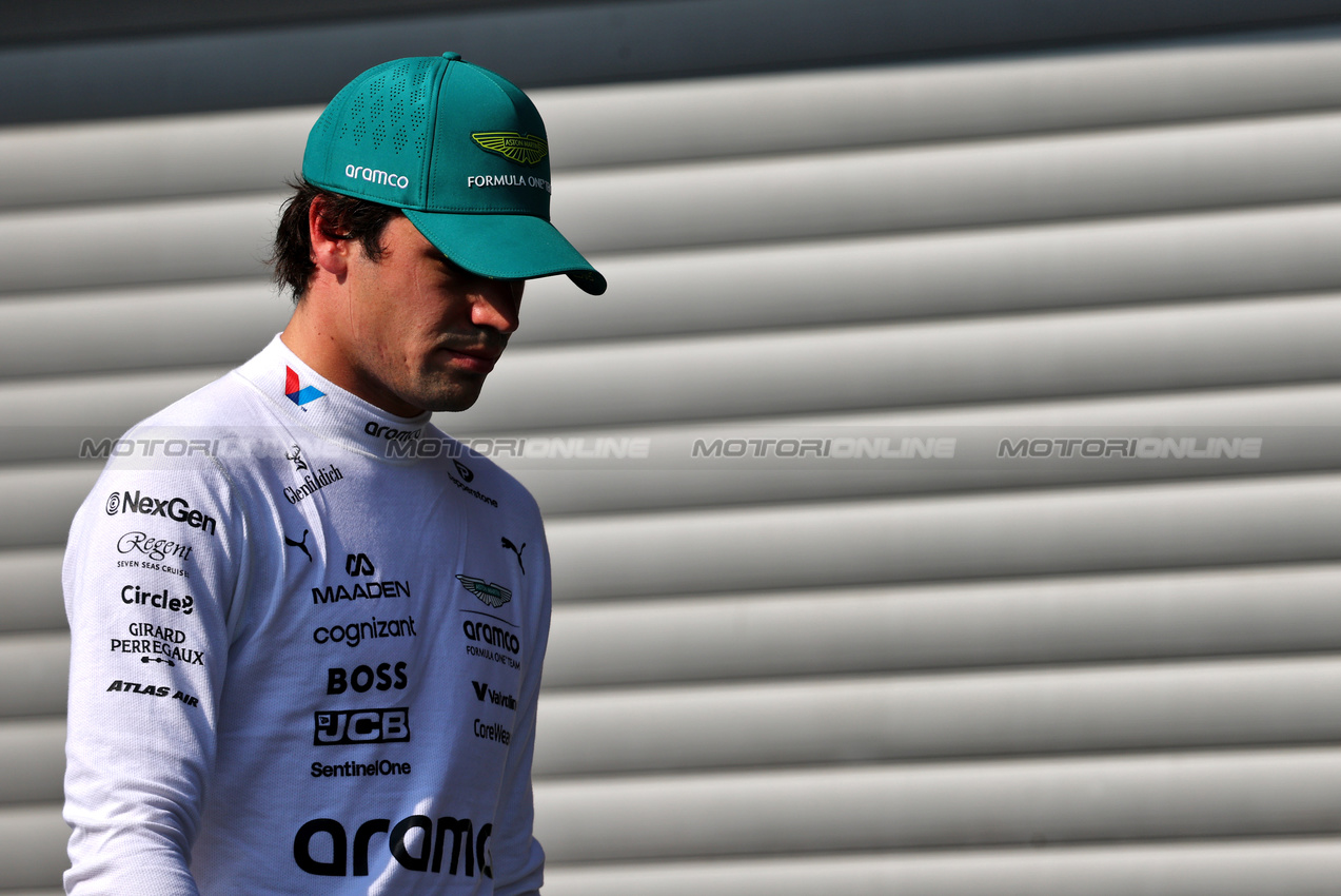 GP BELGIO, Lance Stroll (CDN) Aston Martin F1 Team.

25.07.2025. Formula 1 World Championship, Rd 13, Belgian Grand Prix, Spa Francorchamps, Belgium, Sprint Qualifiche Day.

- www.xpbimages.com, EMail: requests@xpbimages.com © Copyright: Batchelor / XPB Images