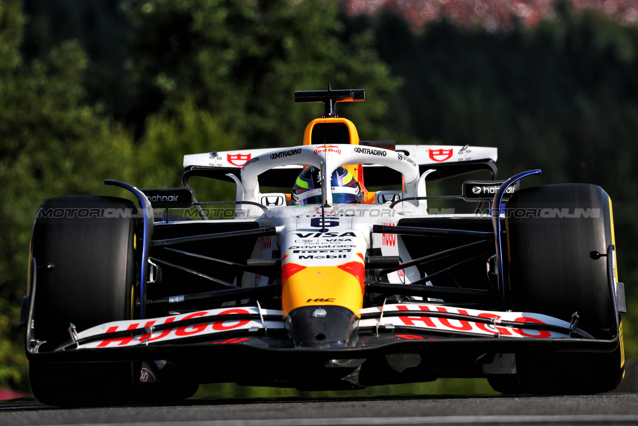 GP BELGIO, Isack Hadjar (FRA) Racing Bulls VCARB 02.

25.07.2025. Formula 1 World Championship, Rd 13, Belgian Grand Prix, Spa Francorchamps, Belgium, Sprint Qualifiche Day.

- www.xpbimages.com, EMail: requests@xpbimages.com © Copyright: Batchelor / XPB Images