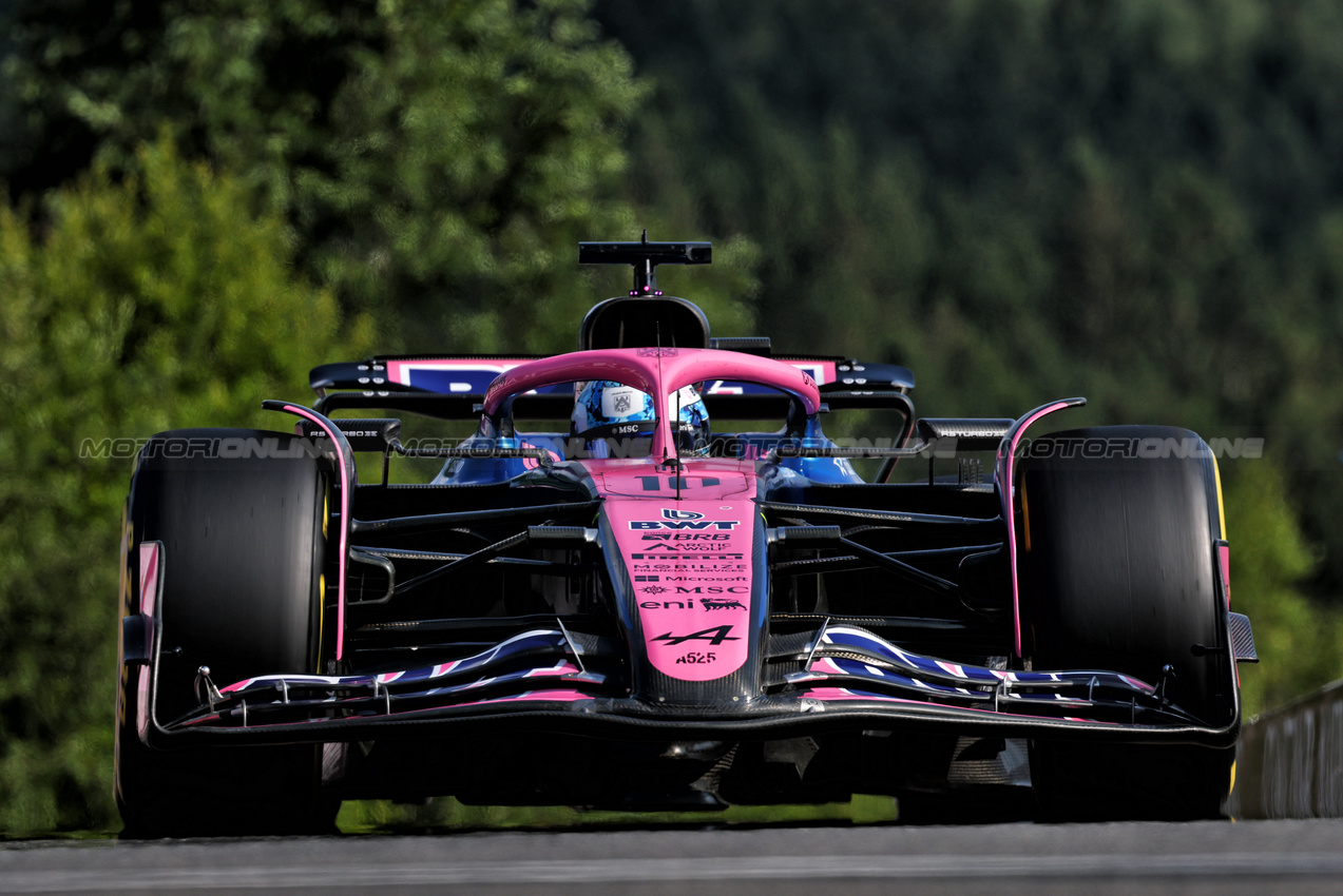 GP BELGIO, Pierre Gasly (FRA) Alpine F1 Team A525.

25.07.2025. Formula 1 World Championship, Rd 13, Belgian Grand Prix, Spa Francorchamps, Belgium, Sprint Qualifiche Day.

- www.xpbimages.com, EMail: requests@xpbimages.com © Copyright: Batchelor / XPB Images