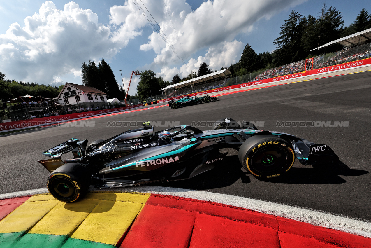 GP BELGIO, Andrea Kimi Antonelli (ITA) Mercedes AMG F1 W16.

25.07.2025. Formula 1 World Championship, Rd 13, Belgian Grand Prix, Spa Francorchamps, Belgium, Sprint Qualifiche Day.

- www.xpbimages.com, EMail: requests@xpbimages.com © Copyright: Bearne / XPB Images
