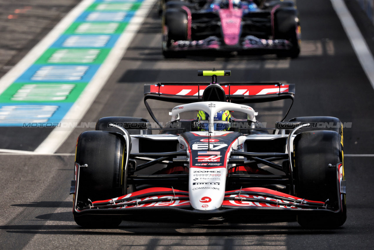 GP BELGIO, Oliver Bearman (GBR) Haas VF-25 leaves the pits.

25.07.2025. Formula 1 World Championship, Rd 13, Belgian Grand Prix, Spa Francorchamps, Belgium, Sprint Qualifiche Day.

- www.xpbimages.com, EMail: requests@xpbimages.com © Copyright: Bearne / XPB Images