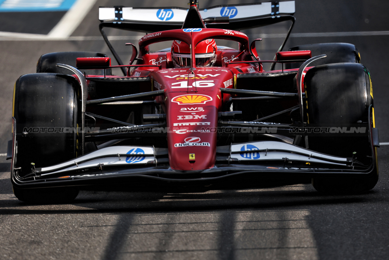 GP BELGIO, Charles Leclerc (MON) Ferrari SF-25 leaves the pits.

25.07.2025. Formula 1 World Championship, Rd 13, Belgian Grand Prix, Spa Francorchamps, Belgium, Sprint Qualifiche Day.

- www.xpbimages.com, EMail: requests@xpbimages.com © Copyright: Bearne / XPB Images