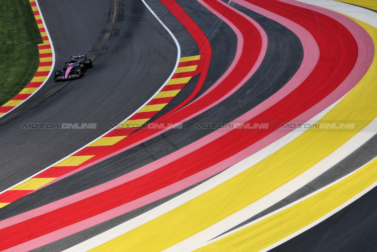 GP BELGIO, Franco Colapinto (ARG) Alpine F1 Team A525.

25.07.2025. Formula 1 World Championship, Rd 13, Belgian Grand Prix, Spa Francorchamps, Belgium, Sprint Qualifiche Day.

- www.xpbimages.com, EMail: requests@xpbimages.com © Copyright: Moy / XPB Images