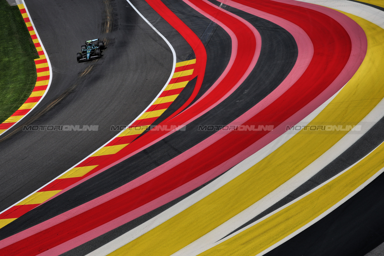 GP BELGIO, Fernando Alonso (ESP) Aston Martin F1 Team AMR25.

25.07.2025. Formula 1 World Championship, Rd 13, Belgian Grand Prix, Spa Francorchamps, Belgium, Sprint Qualifiche Day.

- www.xpbimages.com, EMail: requests@xpbimages.com © Copyright: Moy / XPB Images