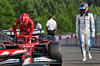 GP BELGIO, (L to R): Charles Leclerc (MON) Ferrari SF-25 e Carlos Sainz (ESP) Atlassian Williams Racing in Sprint qualifying parc ferme.

25.07.2025. Formula 1 World Championship, Rd 13, Belgian Grand Prix, Spa Francorchamps, Belgium, Sprint Qualifiche Day.

- www.xpbimages.com, EMail: requests@xpbimages.com © Copyright: Batchelor / XPB Images
