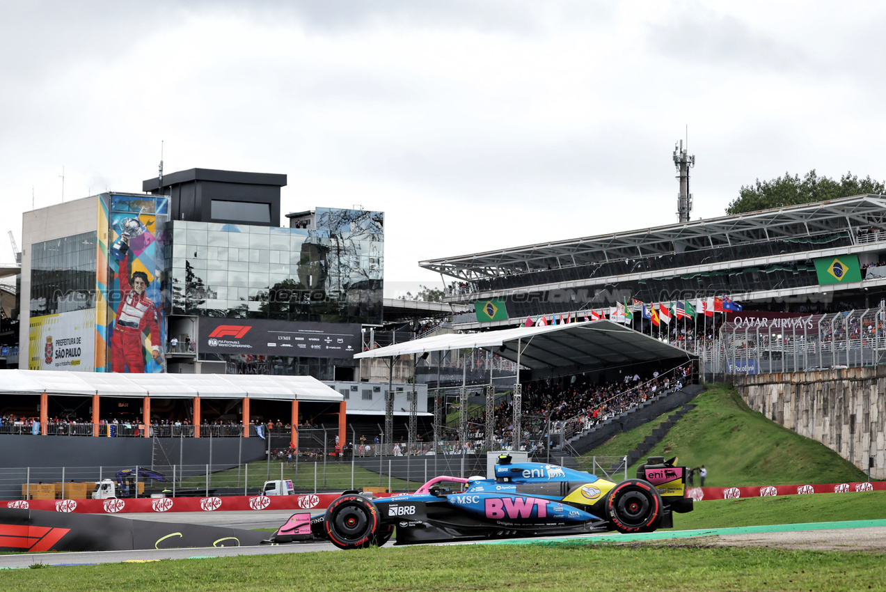 GP BRASILE, Franco Colapinto (ARG) Alpine F1 Team A525.
09.11.2025. Formula 1 World Championship, Rd 21, Brazilian Grand Prix, Sao Paulo, Brazil, Gara Day.
- www.xpbimages.com, EMail: requests@xpbimages.com © Copyright: Rew / XPB Images