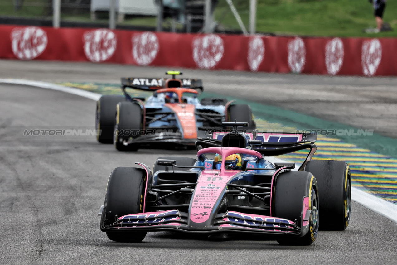 GP BRASILE, Pierre Gasly (FRA) Alpine F1 Team A525.
09.11.2025. Formula 1 World Championship, Rd 21, Brazilian Grand Prix, Sao Paulo, Brazil, Gara Day.
- www.xpbimages.com, EMail: requests@xpbimages.com © Copyright: Rew / XPB Images