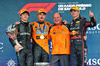 GP BRASILE, The podium (L to R): Andrea Kimi Antonelli (ITA) Mercedes AMG F1, second; Lando Norris (GBR) McLaren, vincitore; Mark Norris (GBR) McLaren Director of Commercial Trackside Operations; Max Verstappen (NLD) Red Bull Racing, third.

09.11.2025. Formula 1 World Championship, Rd 21, Brazilian Grand Prix, Sao Paulo, Brazil, Gara Day.

- www.xpbimages.com, EMail: requests@xpbimages.com © Copyright: Batchelor / XPB Images