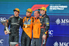 GP BRASILE, The podium (L to R): Andrea Kimi Antonelli (ITA) Mercedes AMG F1, second; Lando Norris (GBR) McLaren, vincitore; Mark Norris (GBR) McLaren Director of Commercial Trackside Operations; Max Verstappen (NLD) Red Bull Racing, third.

09.11.2025. Formula 1 World Championship, Rd 21, Brazilian Grand Prix, Sao Paulo, Brazil, Gara Day.

- www.xpbimages.com, EMail: requests@xpbimages.com © Copyright: Charniaux / XPB Images