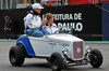 GP BRASILE, (L to R): Isack Hadjar (FRA) Racing Bulls e Liam Lawson (NZL) Racing Bulls on the drivers' parade.
09.11.2025. Formula 1 World Championship, Rd 21, Brazilian Grand Prix, Sao Paulo, Brazil, Gara Day.
- www.xpbimages.com, EMail: requests@xpbimages.com © Copyright: Batchelor / XPB Images