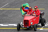 GP BRASILE, (L to R): Lewis Hamilton (GBR) Ferrari e Charles Leclerc (MON) Ferrari on the drivers' parade.
09.11.2025. Formula 1 World Championship, Rd 21, Brazilian Grand Prix, Sao Paulo, Brazil, Gara Day.
- www.xpbimages.com, EMail: requests@xpbimages.com © Copyright: Batchelor / XPB Images