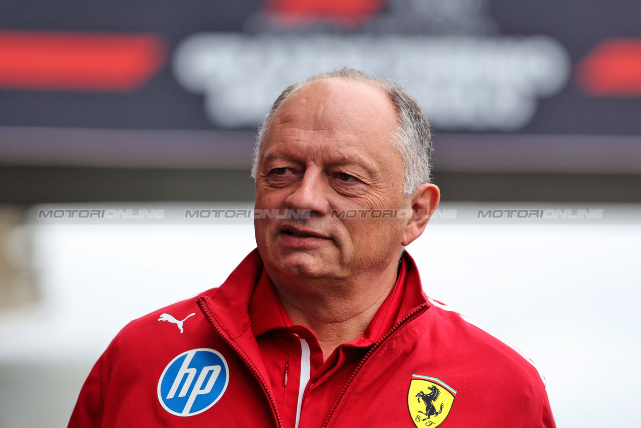 GP BRASILE, Frederic Vasseur (FRA) Ferrari Team Principal.
06.11.2025. Formula 1 World Championship, Rd 21, Brazilian Grand Prix, Sao Paulo, Brazil, Preparation Day.
- www.xpbimages.com, EMail: requests@xpbimages.com © Copyright: Rew / XPB Images