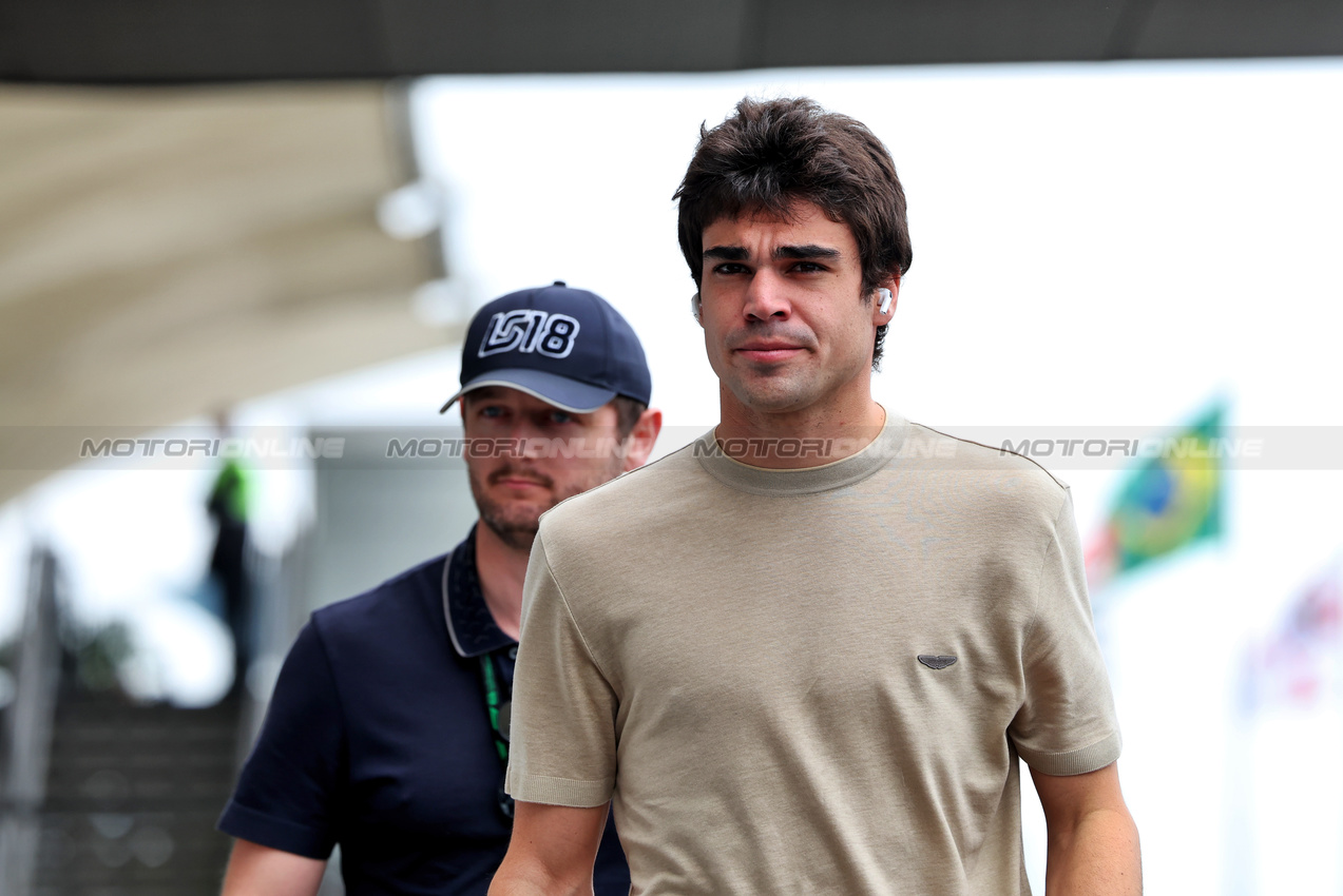 GP BRASILE, Lance Stroll (CDN) Aston Martin F1 Team.

06.11.2025. Formula 1 World Championship, Rd 21, Brazilian Grand Prix, Sao Paulo, Brazil, Preparation Day.

 - www.xpbimages.com, EMail: requests@xpbimages.com © Copyright: Rew / XPB Images