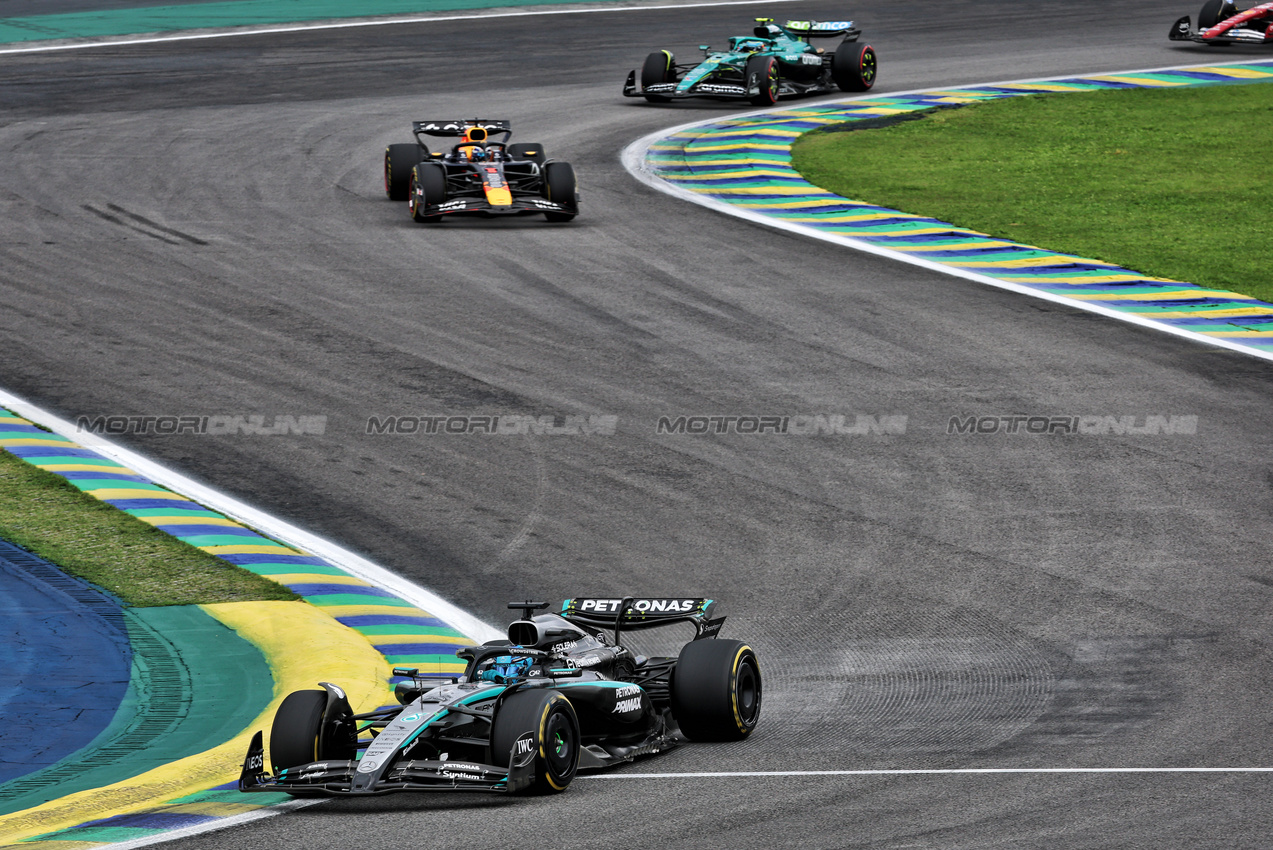 GP BRASILE, George Russell (GBR) Mercedes AMG F1 W16.

08.11.2025. Formula 1 World Championship, Rd 21, Brazilian Grand Prix, Sao Paulo, Brazil, Sprint e Qualifiche Day.

- www.xpbimages.com, EMail: requests@xpbimages.com © Copyright: Batchelor / XPB Images