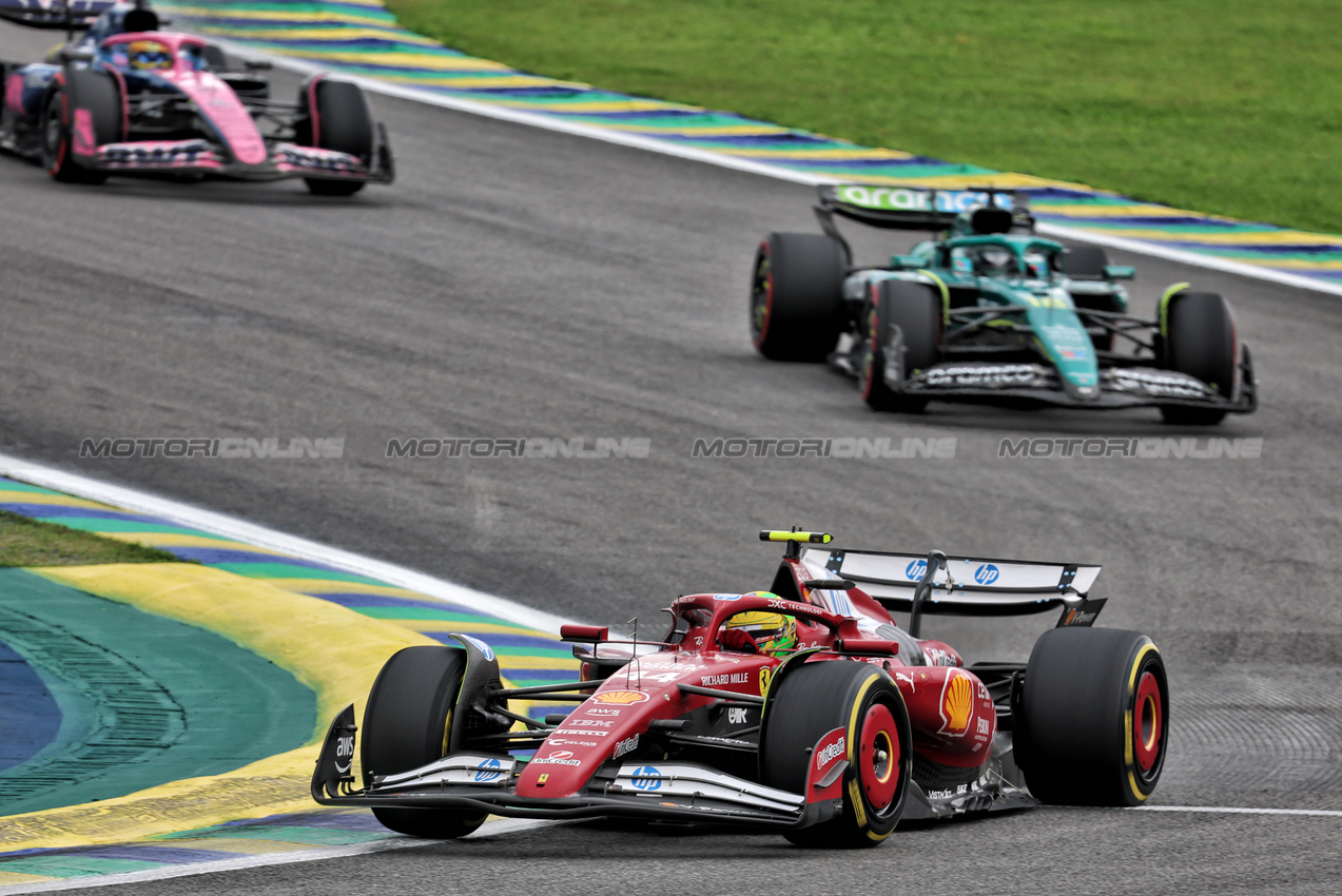 GP BRASILE, Lewis Hamilton (GBR) Ferrari SF-25.

08.11.2025. Formula 1 World Championship, Rd 21, Brazilian Grand Prix, Sao Paulo, Brazil, Sprint e Qualifiche Day.

- www.xpbimages.com, EMail: requests@xpbimages.com © Copyright: Batchelor / XPB Images