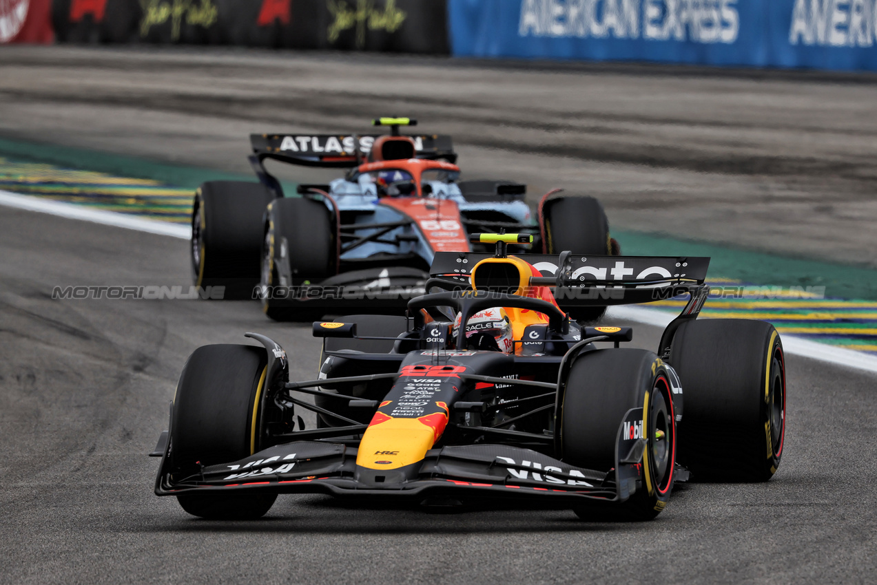 GP BRASILE, Yuki Tsunoda (JPN) Red Bull Racing RB21.

08.11.2025. Formula 1 World Championship, Rd 21, Brazilian Grand Prix, Sao Paulo, Brazil, Sprint e Qualifiche Day.

 - www.xpbimages.com, EMail: requests@xpbimages.com © Copyright: Rew / XPB Images