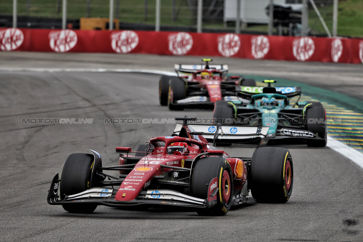 GP BRASILE, Charles Leclerc (MON) Ferrari SF-25.

08.11.2025. Formula 1 World Championship, Rd 21, Brazilian Grand Prix, Sao Paulo, Brazil, Sprint e Qualifiche Day.

 - www.xpbimages.com, EMail: requests@xpbimages.com © Copyright: Rew / XPB Images