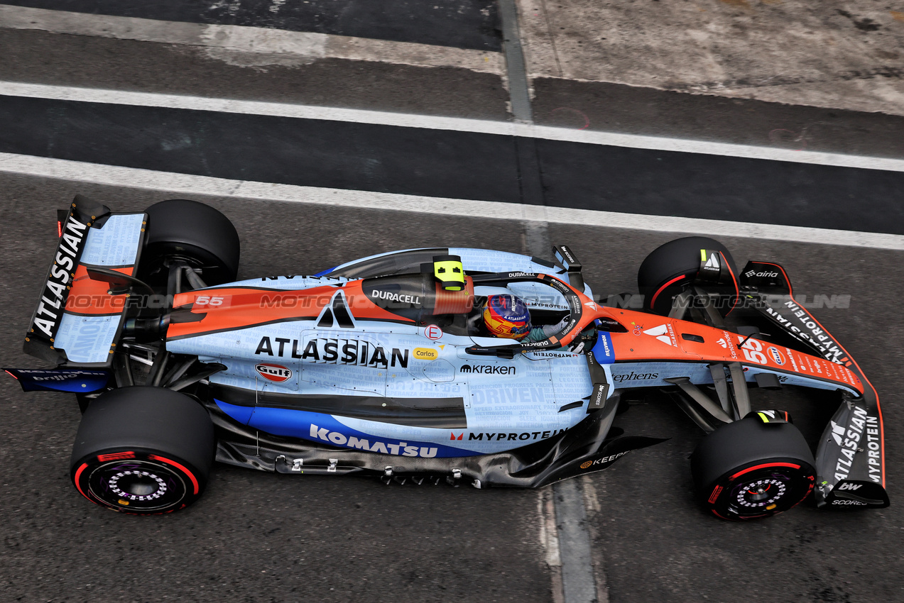 GP BRASILE, Carlos Sainz (ESP) Atlassian Williams Racing FW47.

08.11.2025. Formula 1 World Championship, Rd 21, Brazilian Grand Prix, Sao Paulo, Brazil, Sprint e Qualifiche Day.

- www.xpbimages.com, EMail: requests@xpbimages.com © Copyright: Batchelor / XPB Images