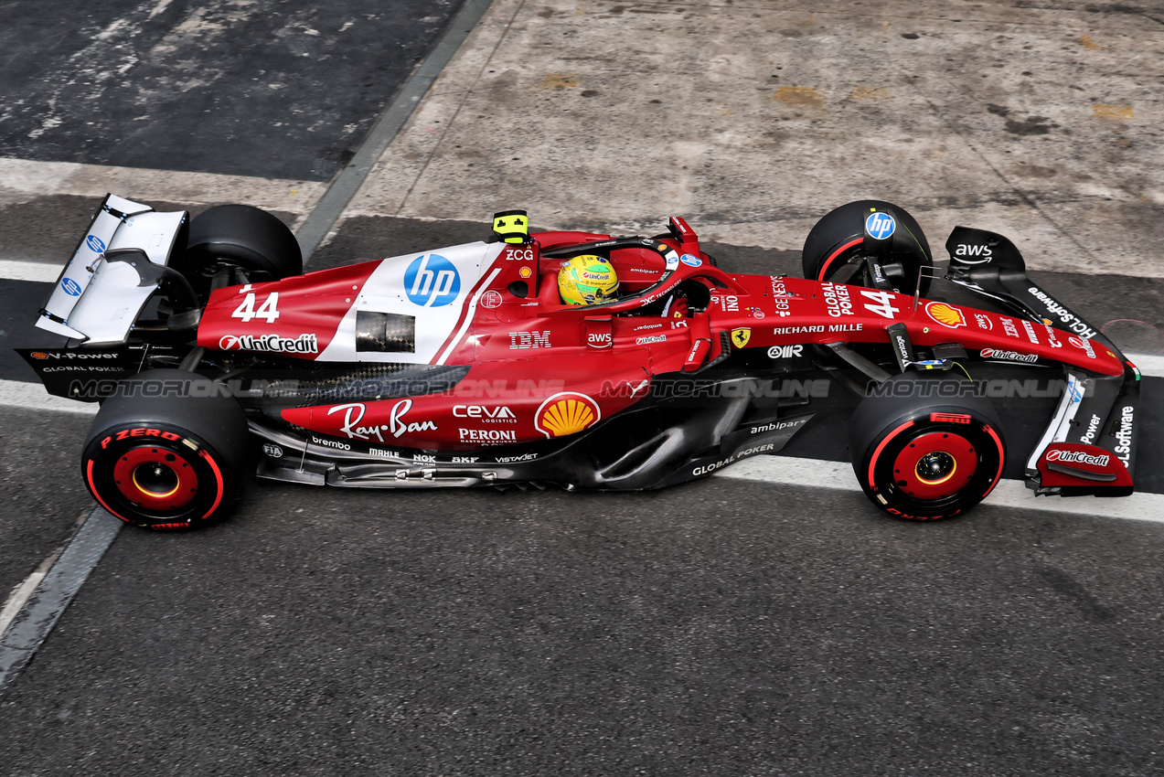 GP BRASILE, Lewis Hamilton (GBR) Ferrari SF-25.

08.11.2025. Formula 1 World Championship, Rd 21, Brazilian Grand Prix, Sao Paulo, Brazil, Sprint e Qualifiche Day.

- www.xpbimages.com, EMail: requests@xpbimages.com © Copyright: Batchelor / XPB Images