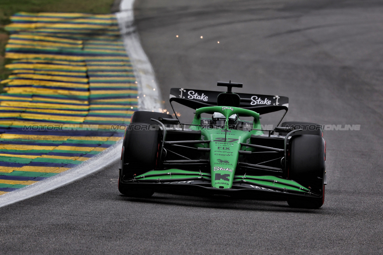 GP BRASILE, Nico Hulkenberg (GER) Sauber C45.

08.11.2025. Formula 1 World Championship, Rd 21, Brazilian Grand Prix, Sao Paulo, Brazil, Sprint e Qualifiche Day.

 - www.xpbimages.com, EMail: requests@xpbimages.com © Copyright: Rew / XPB Images