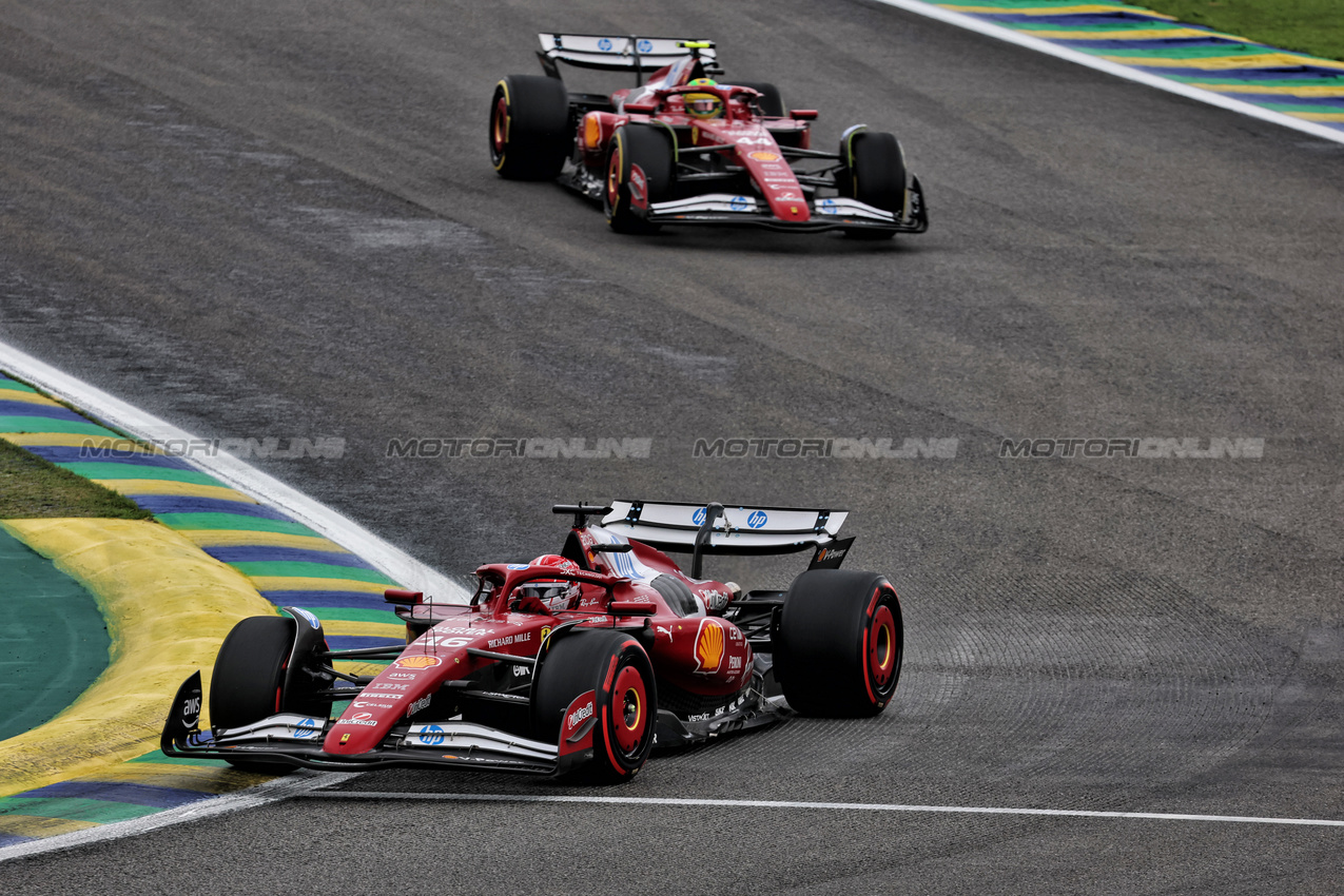 GP BRASILE, Charles Leclerc (MON) Ferrari SF-25.

08.11.2025. Formula 1 World Championship, Rd 21, Brazilian Grand Prix, Sao Paulo, Brazil, Sprint e Qualifiche Day.

- www.xpbimages.com, EMail: requests@xpbimages.com © Copyright: Batchelor / XPB Images