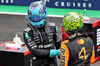 GP BRASILE, (L to R): Third placed George Russell (GBR) Mercedes AMG F1 in Sprint parc ferme with winner Lando Norris (GBR) McLaren.

08.11.2025. Formula 1 World Championship, Rd 21, Brazilian Grand Prix, Sao Paulo, Brazil, Sprint e Qualifiche Day.

- www.xpbimages.com, EMail: requests@xpbimages.com © Copyright: Batchelor / XPB Images