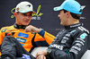GP BRASILE, (L to R): Lando Norris (GBR) McLaren e George Russell (GBR) Mercedes AMG F1 in the post Sprint FIA Press Conference.

08.11.2025. Formula 1 World Championship, Rd 21, Brazilian Grand Prix, Sao Paulo, Brazil, Sprint e Qualifiche Day.

- www.xpbimages.com, EMail: requests@xpbimages.com © Copyright: Charniaux / XPB Images