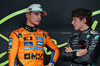 GP BRASILE, (L to R): Pole sitter Lando Norris (GBR) McLaren in qualifying parc ferme with second placed Andrea Kimi Antonelli (ITA) Mercedes AMG F1.

08.11.2025. Formula 1 World Championship, Rd 21, Brazilian Grand Prix, Sao Paulo, Brazil, Sprint e Qualifiche Day.

- www.xpbimages.com, EMail: requests@xpbimages.com © Copyright: Charniaux / XPB Images