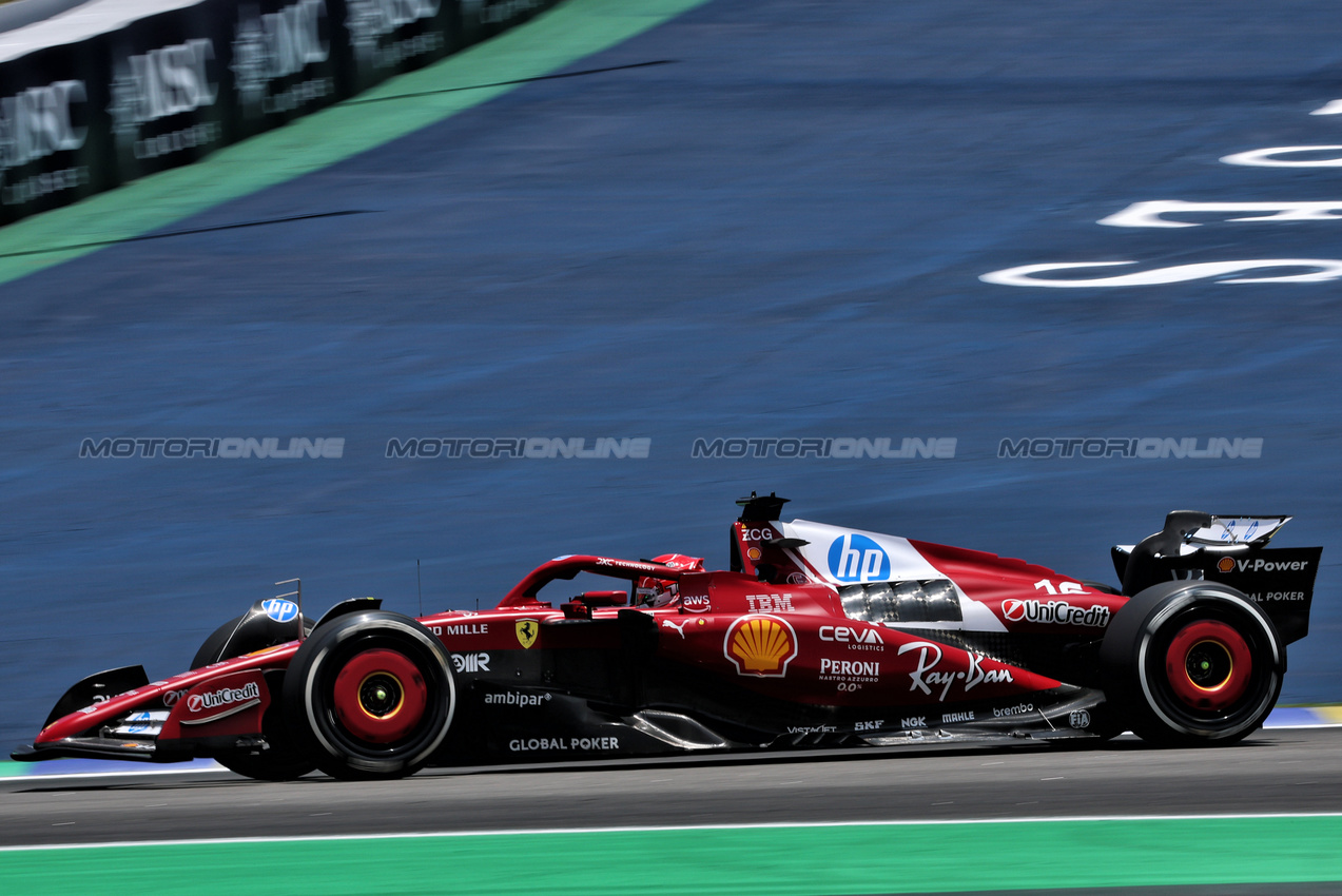 GP BRASILE, Charles Leclerc (MON) Ferrari SF-25.

07.11.2025. Formula 1 World Championship, Rd 21, Brazilian Grand Prix, Sao Paulo, Brazil, Sprint Qualifiche Day.

- www.xpbimages.com, EMail: requests@xpbimages.com © Copyright: Batchelor / XPB Images