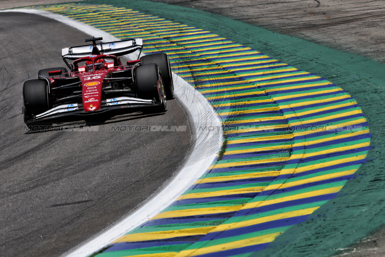 GP BRASILE, Charles Leclerc (MON) Ferrari SF-25.

07.11.2025. Formula 1 World Championship, Rd 21, Brazilian Grand Prix, Sao Paulo, Brazil, Sprint Qualifiche Day.

- www.xpbimages.com, EMail: requests@xpbimages.com © Copyright: Charniaux / XPB Images