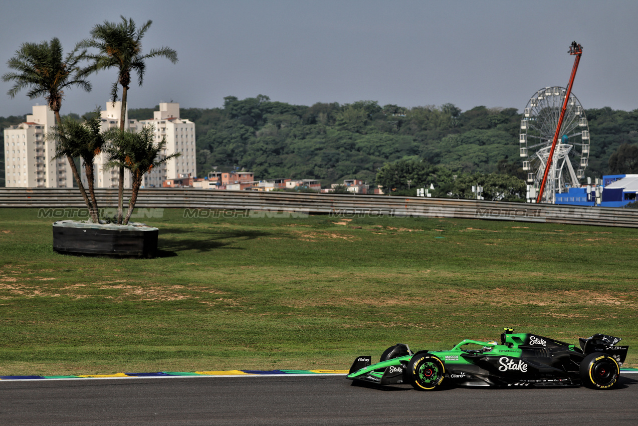 GP BRASILE, Gabriel Bortoleto (BRA) Sauber C45.

07.11.2025. Formula 1 World Championship, Rd 21, Brazilian Grand Prix, Sao Paulo, Brazil, Sprint Qualifiche Day.

 - www.xpbimages.com, EMail: requests@xpbimages.com © Copyright: Rew / XPB Images