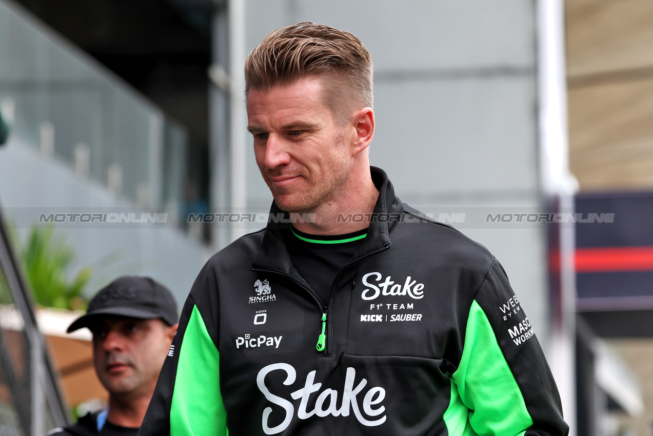 GP BRASILE, Nico Hulkenberg (GER) Sauber.
07.11.2025. Formula 1 World Championship, Rd 21, Brazilian Grand Prix, Sao Paulo, Brazil, Sprint Qualifiche Day.
- www.xpbimages.com, EMail: requests@xpbimages.com © Copyright: Rew / XPB Images