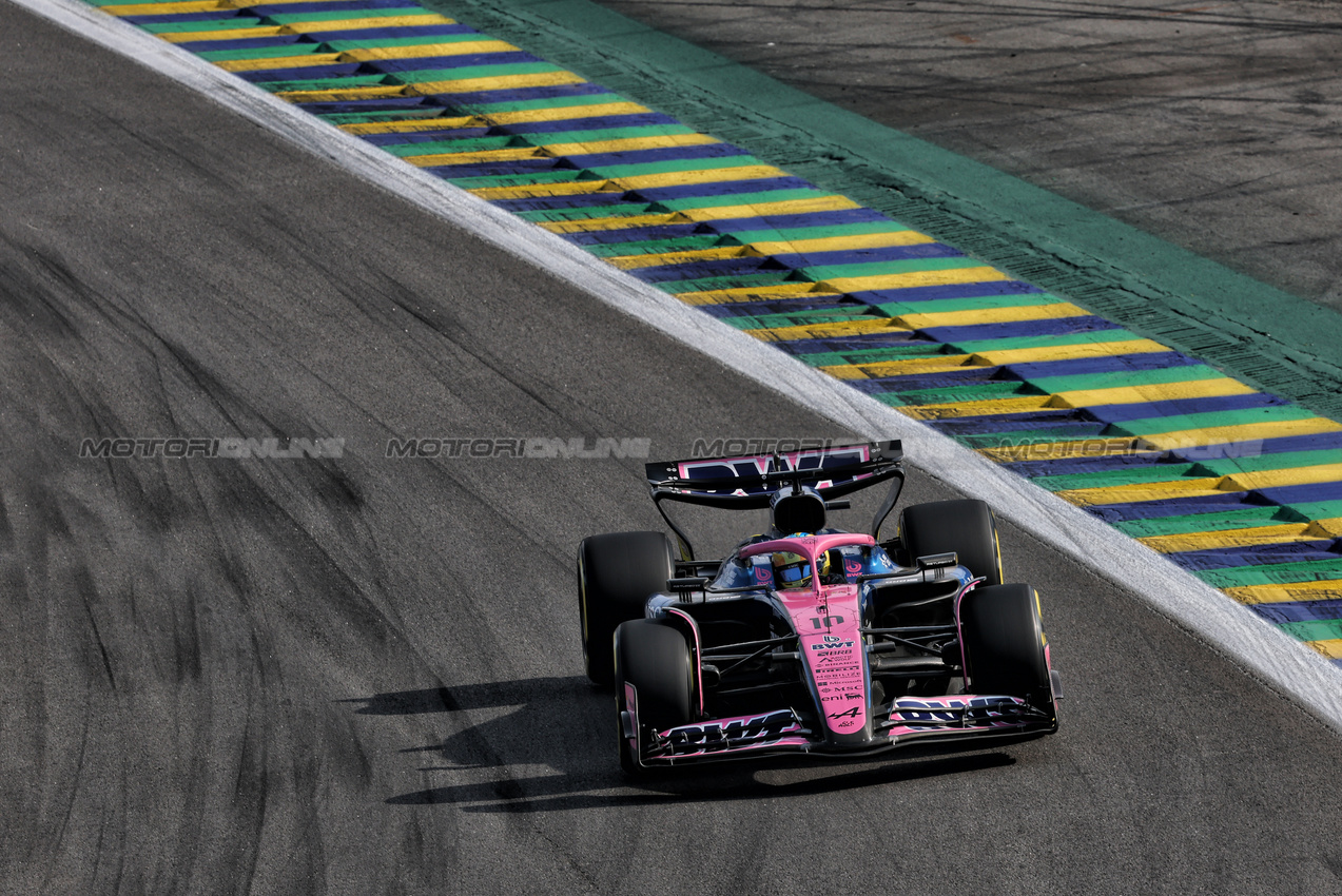 GP BRASILE, Pierre Gasly (FRA) Alpine F1 Team A525.

07.11.2025. Formula 1 World Championship, Rd 21, Brazilian Grand Prix, Sao Paulo, Brazil, Sprint Qualifiche Day.

- www.xpbimages.com, EMail: requests@xpbimages.com © Copyright: Charniaux / XPB Images