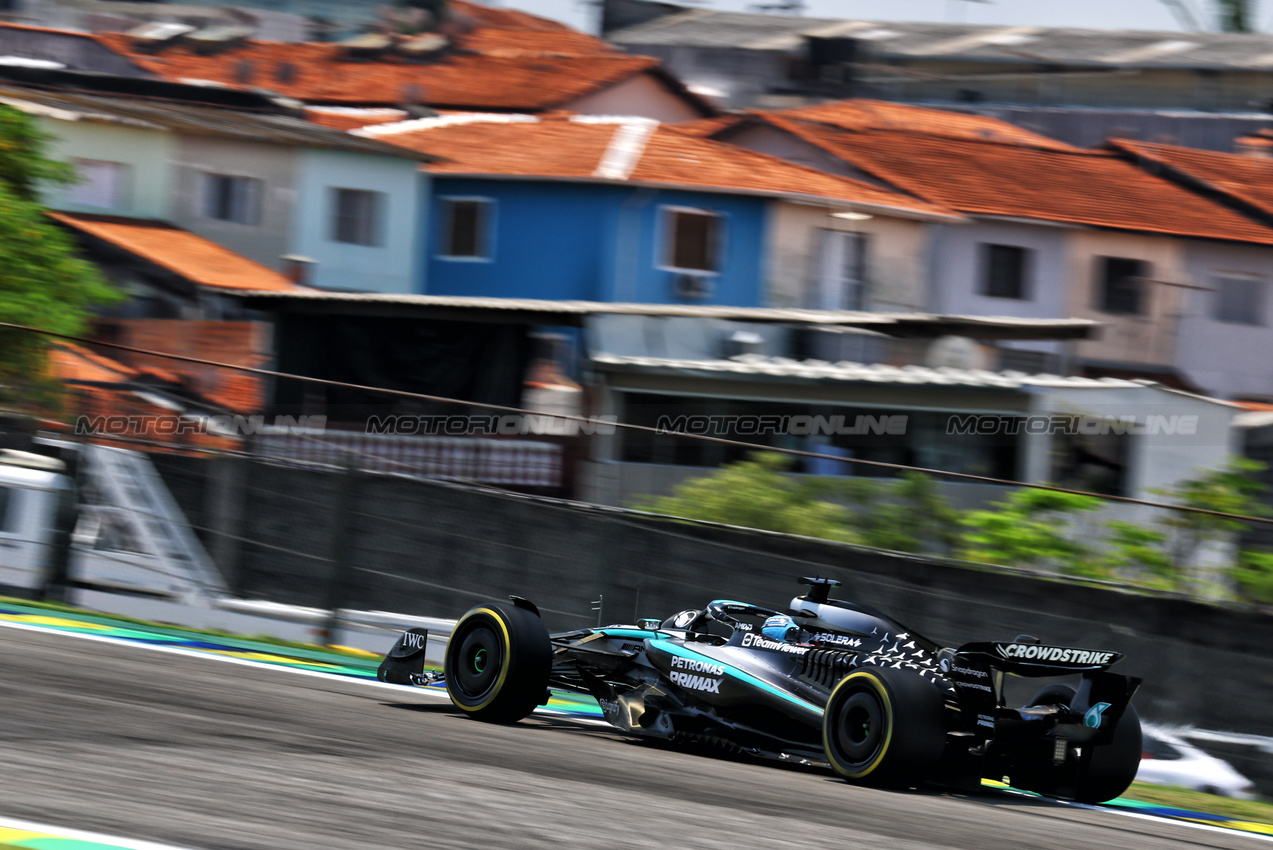 GP BRASILE, George Russell (GBR) Mercedes AMG F1 W16.

07.11.2025. Formula 1 World Championship, Rd 21, Brazilian Grand Prix, Sao Paulo, Brazil, Sprint Qualifiche Day.